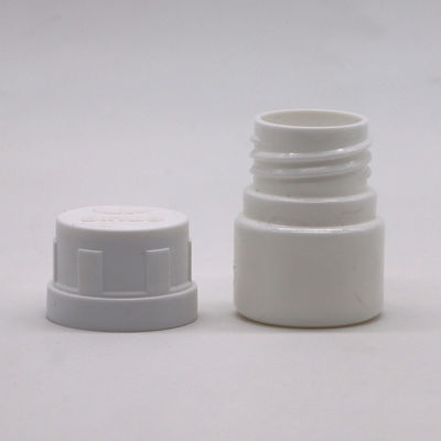 25 ml λευκό HDPE κενό επαναγεμιζόμενο στερεό φαρμακευτικό μπουκάλι κάψουλες για χημική σκόνη