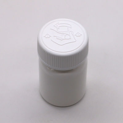 Μικρή χωρητικότητα 40ml HDPE πλαστικό μπουκάλι με καπάκι βίδα και εξατομικευμένη εκτύπωση ετικέτας