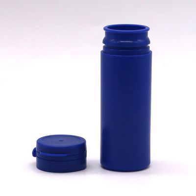 50 ml στρογγυλό σχήμα HDPE πλαστικό μπουκάλι για προσαρμοσμένη χρώμα για την αποθήκευση συμπληρωμάτων ιατρικής
