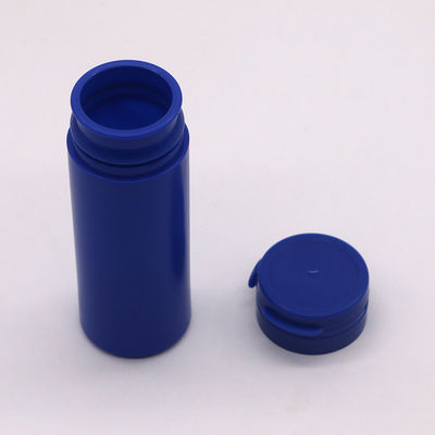 50 ml στρογγυλό σχήμα HDPE πλαστικό μπουκάλι για προσαρμοσμένη χρώμα για την αποθήκευση συμπληρωμάτων ιατρικής