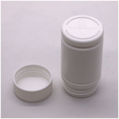 Μικρή χωρητικότητα 60mm HDPE πλαστικό μπουκάλι σε σχήμα μπαμπού με καπάκι βίδας και κολάρο υλικό HDPE