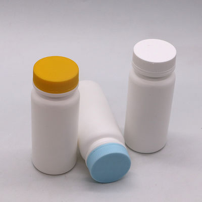 Υλικό κολάρου HDPE 120ml Λευκό πλαστικό μπουκάλι για χάπια Βιταμίνης Κάψουλα 120CC άδειο