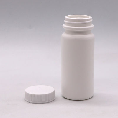 Υλικό κολάρου HDPE 120ml Λευκό πλαστικό μπουκάλι για χάπια Βιταμίνης Κάψουλα 120CC άδειο