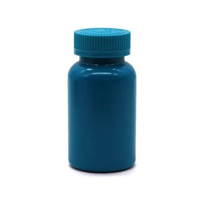 Προσαρμόσιμα χρώματα 150ml HDPE πλαστικό μπουκάλι κάψουλας χάπι με θερμική σφραγίδα και καπάκια