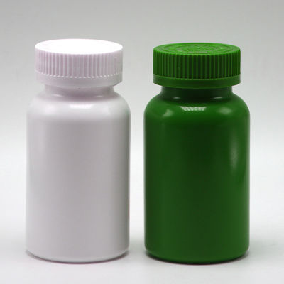 Προσαρμόσιμα χρώματα 150ml HDPE πλαστικό μπουκάλι κάψουλας χάπι με θερμική σφραγίδα και καπάκια