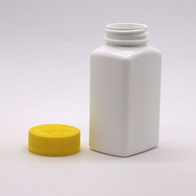 6OZ 180ml HDPE Square Shape Tablet Φαρμακευτικό μπουκάλι για φάρμακα Διατροφική διατροφή