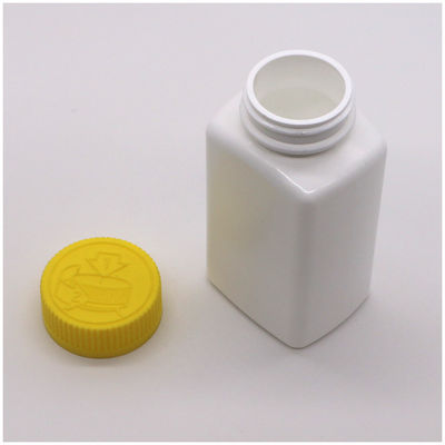 6OZ 180ml HDPE Square Shape Tablet Φαρμακευτικό μπουκάλι για φάρμακα Διατροφική διατροφή