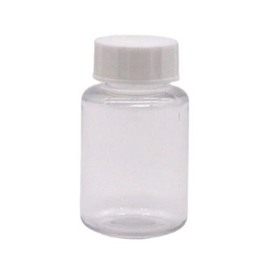Διαφανές μπουκάλι πλαστικού PET 25 ml για την ασφαλή αποθήκευση των δισκίων φαρμάκων