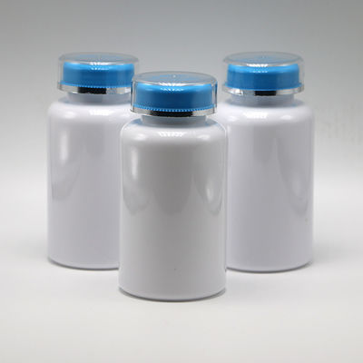 Προσαρμοσμένο 200 ml μπουκάλι πλαστικού PET για τα χάπια με καπάκι με βίδα για τα χάπια