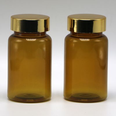 100 ml/3.4oz Στρογγυλό σχήμα Προσαρμοσμένο πλαστικό μπουκάλι χάπια PET για αποθήκευση φαρμάκων